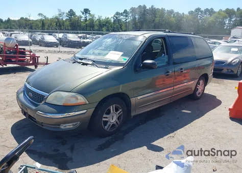 2002 Ford Windstar Sel из США, поврежденный, VIN 2FMDA53422BA48090